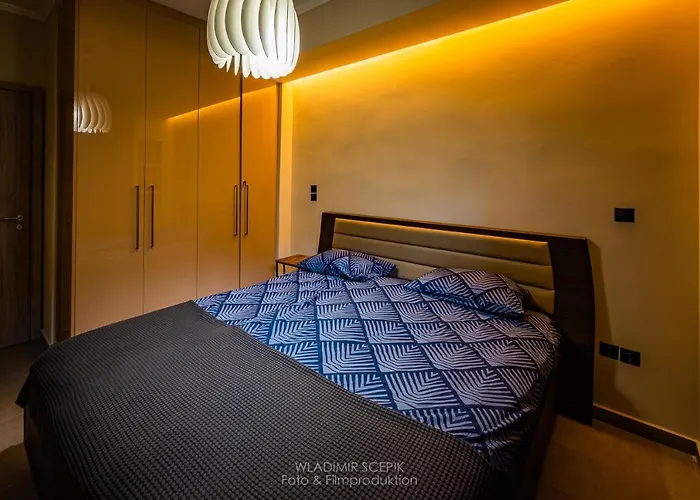 Апартаменты Sehr Schoene Und Moderne „ferienwohnung Lighthouse„ Лоутраки